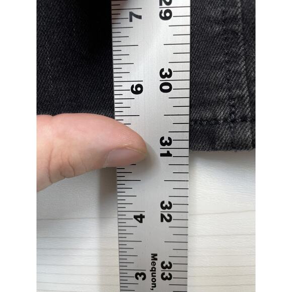 SO Jeans Womens 18 Plus Black High Rise Wide Leg Superstretch Black Wash Denim - Picture 6 of 13